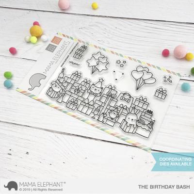 Mama Elephant Stempel - The Birthday Bash